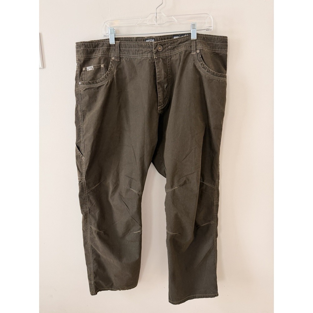 KÜHL Mens 40x30 Brown Canvas Outdoor Utility Pants Hiking Workwear